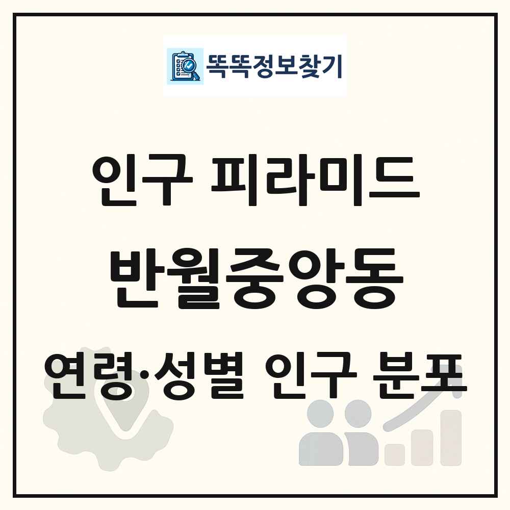반월중앙동 인구 피라미드 링크 그림